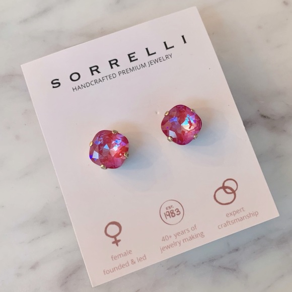 Sorrelli Jewelry - Sorrelli Pink Crystal Earrings